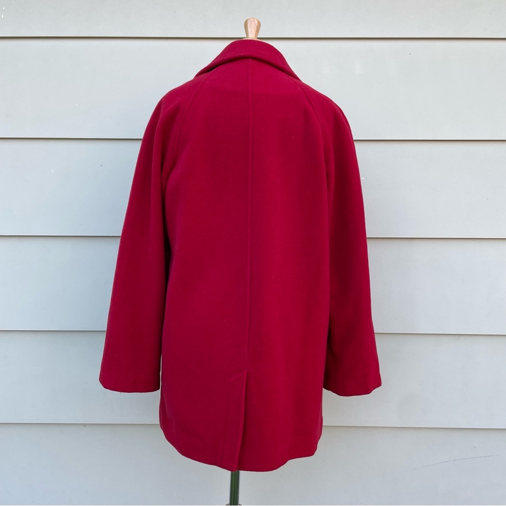 Vintage Red Winter Coat - Picture 3 of 5
